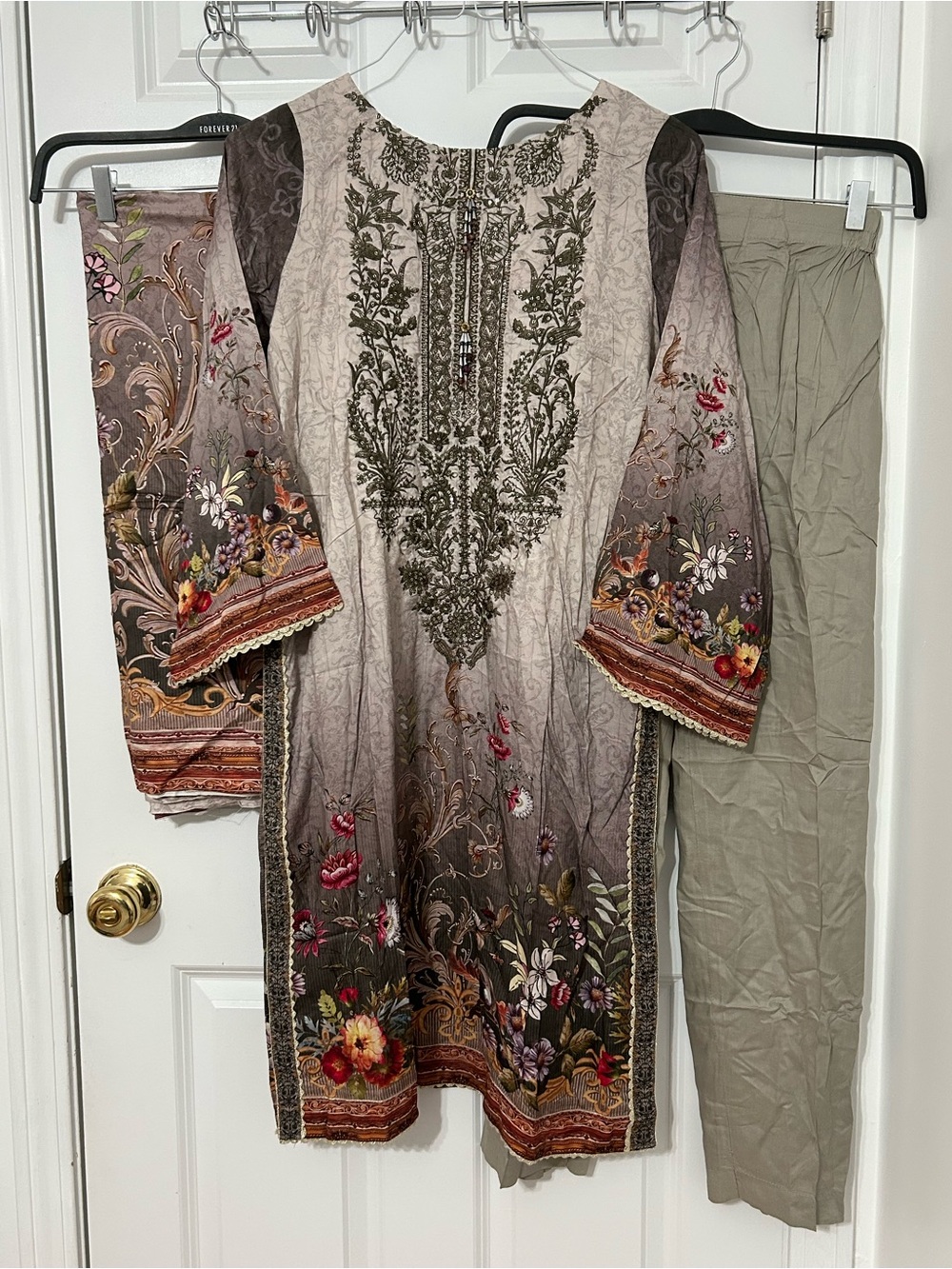 Bin Saeed 3 piece stitched Pakistani suit formal lawn